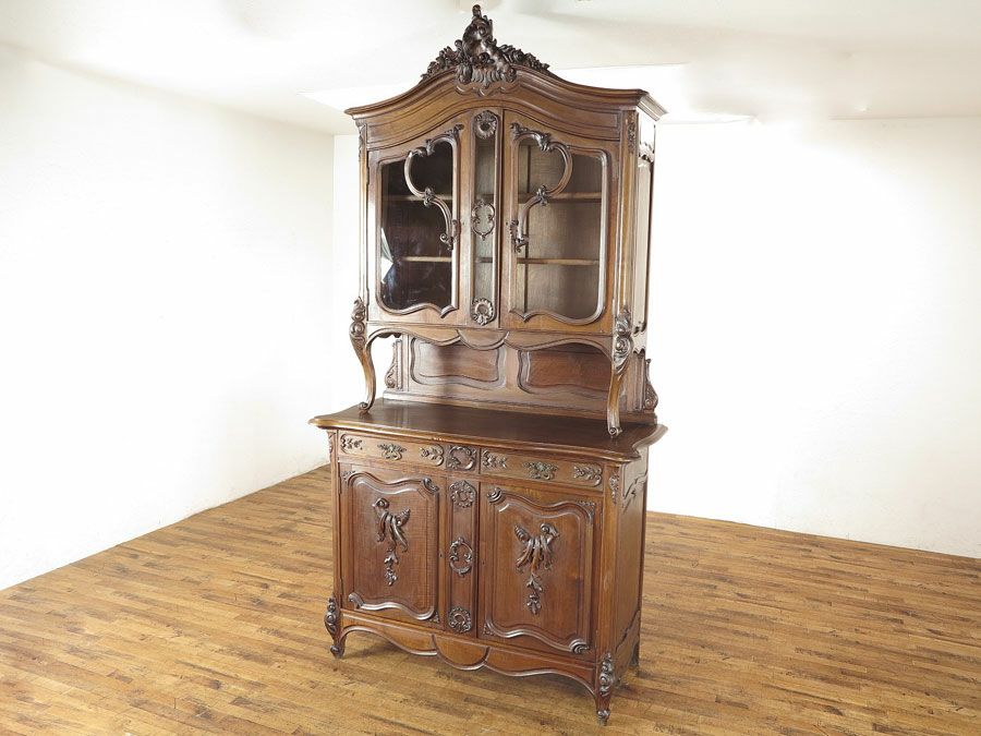 フランアンティーク家具　キャビネット　62803a