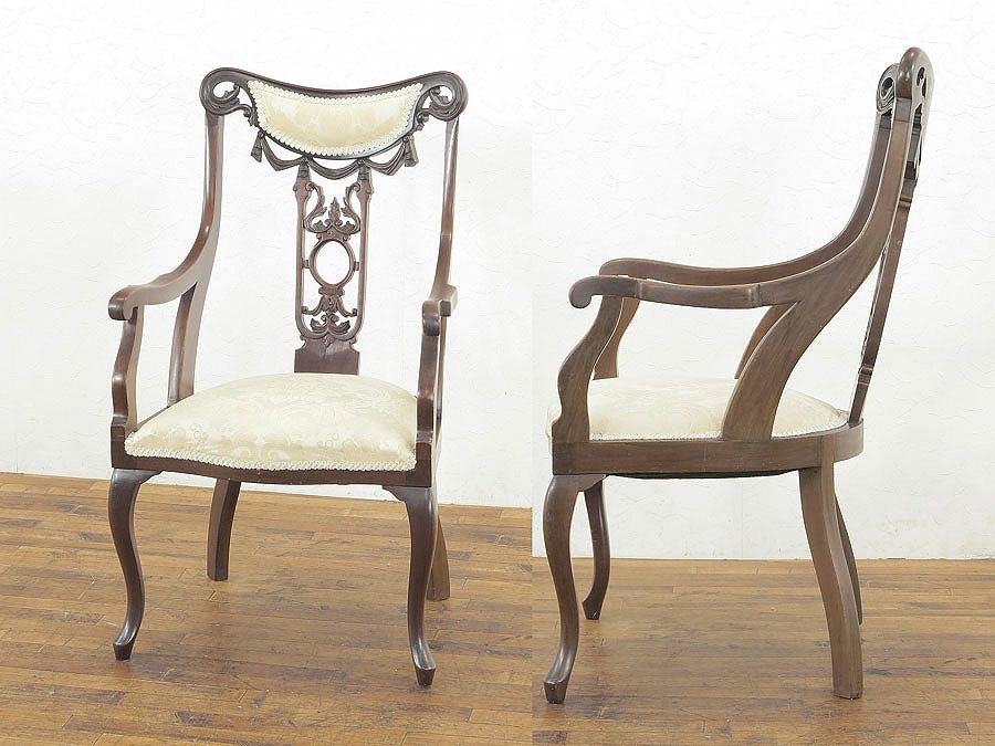 アンティーク家具　ヴィクトリアンアームチェア