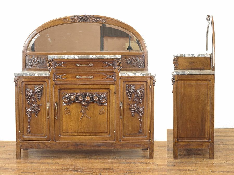 アンティーク家具　アールデコダイニングセット