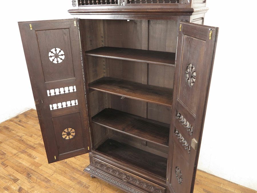 アンティーク家具　彫刻家具　ボンティエール