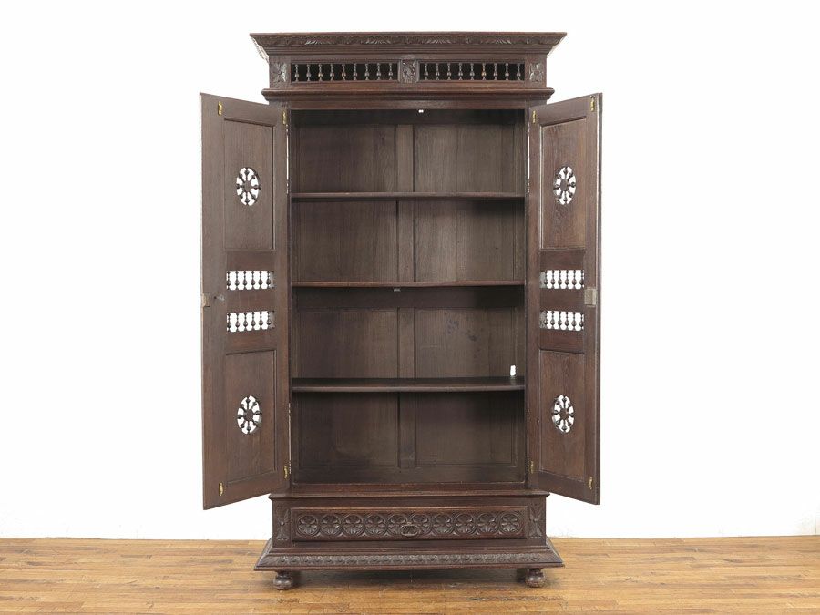 アンティーク家具　彫刻家具　ボンティエール