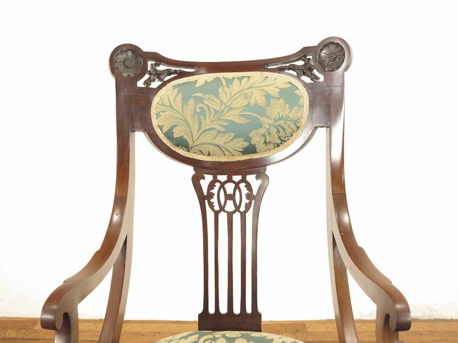 アンティーク家具　ビクトリアン　シングルソファ