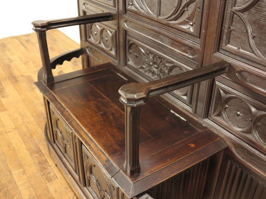 アンティーク家具　ゴシック　ホールスタンド