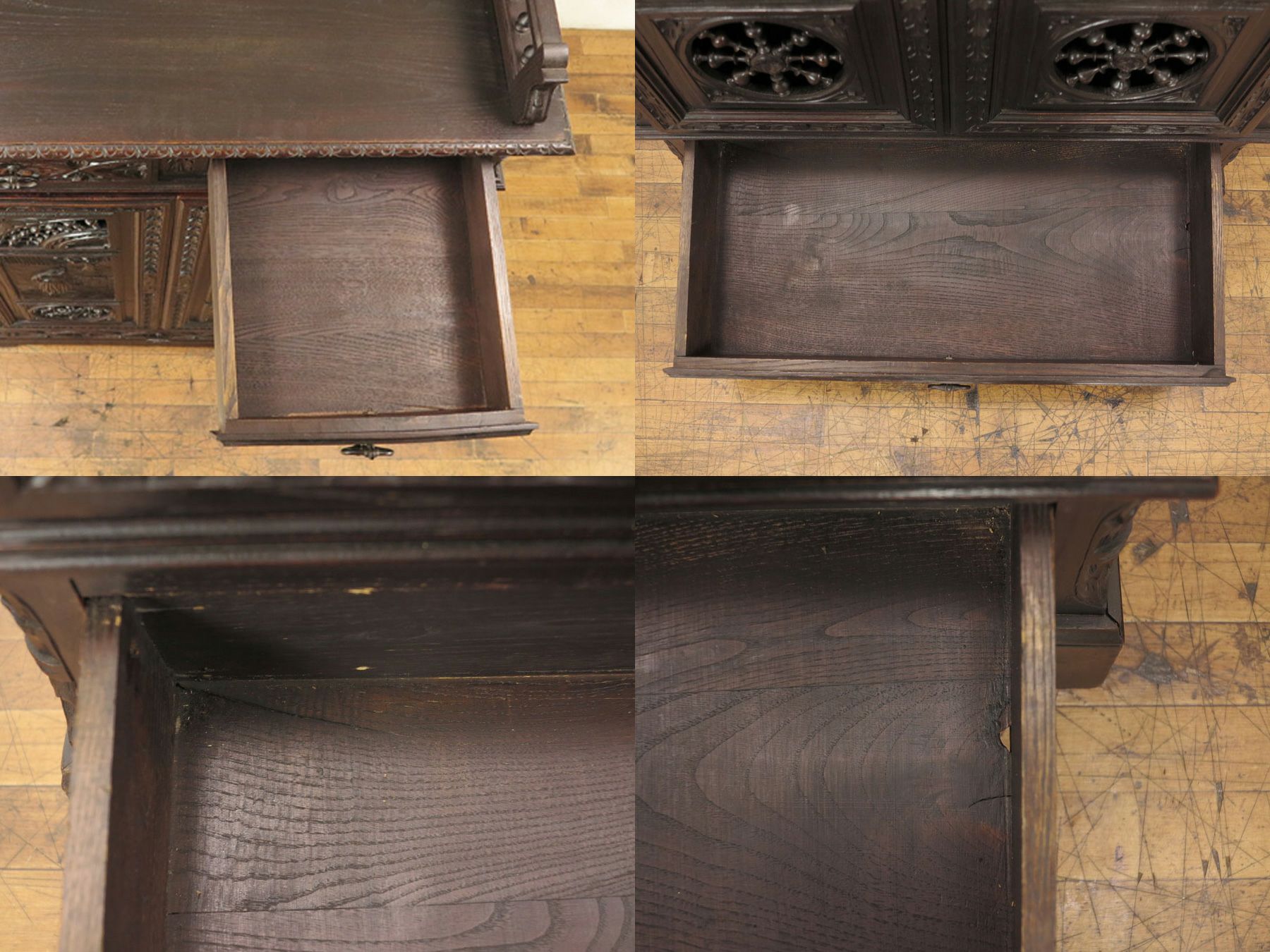 アンティーク家具　ブルターニュ　キャビネット