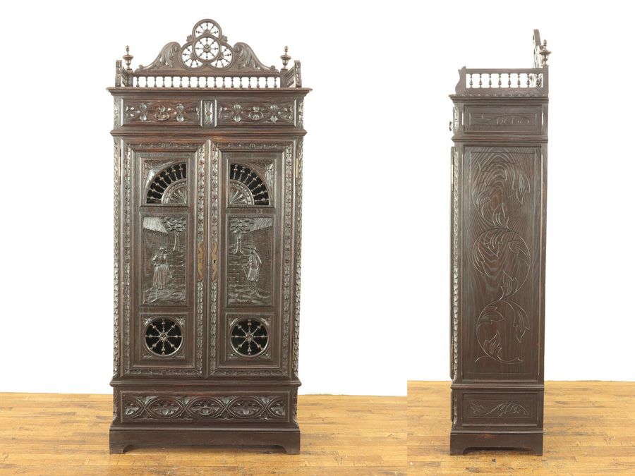 アンティーク家具　ブルターニュ　キャビネット