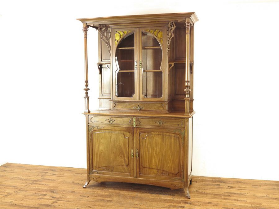 アールヌーボー キャビネット アンティーク家具