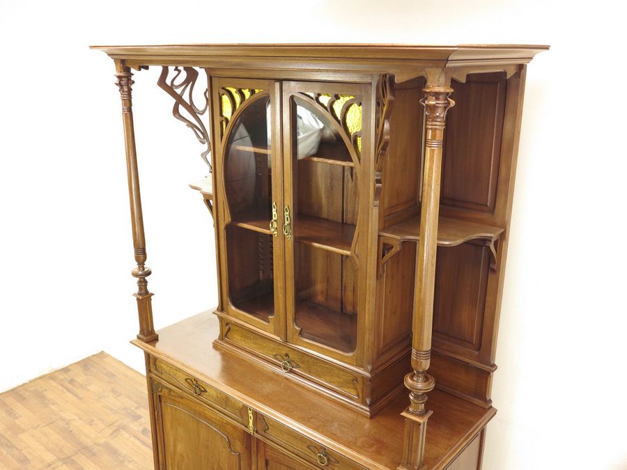アールヌーボー キャビネット アンティーク家具