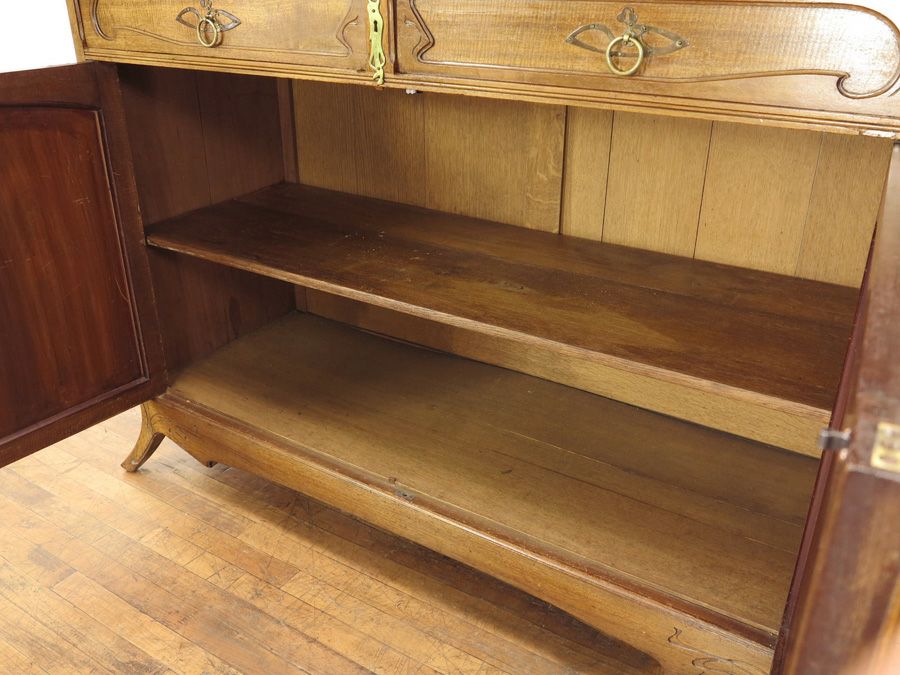 アールヌーボー キャビネット アンティーク家具