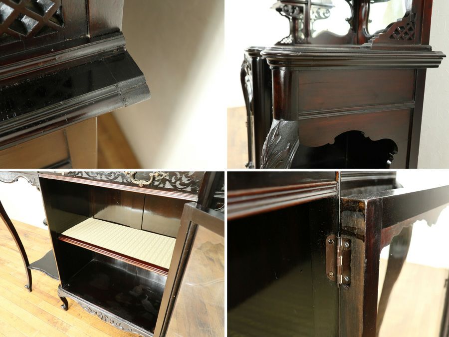 イギリスアンティーク家具　ビクトリアンキャビネット