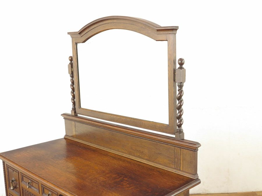 イギリスアンティーク家具　ドレッサー　鏡台