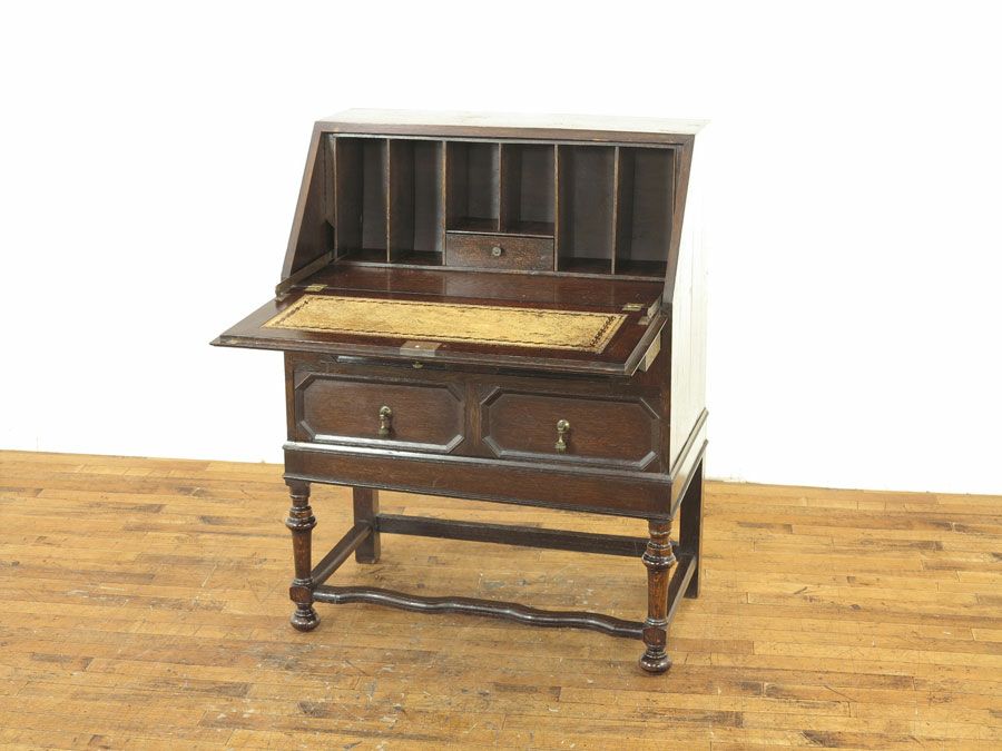 ライティングビューロー　アンティーク家具