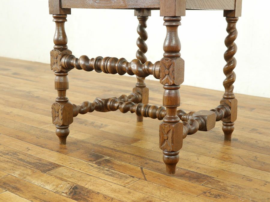 座面張替済 ぶどう彫刻 チェア 63675b | アンティークフレックス