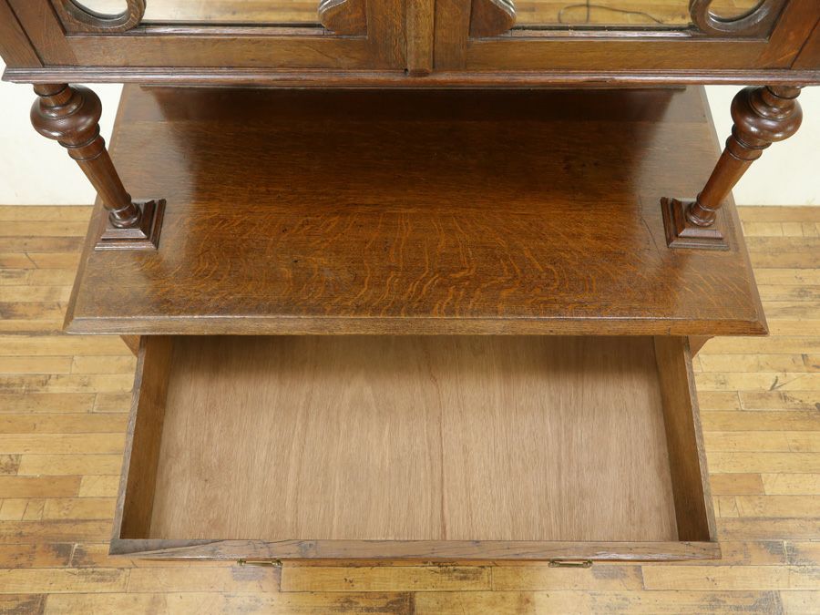 アンティーク家具　アールヌーボーキャビネット