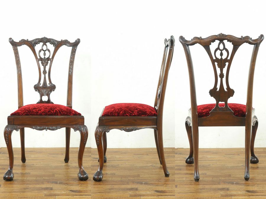 アンティーク家具 チッペンデールチェア