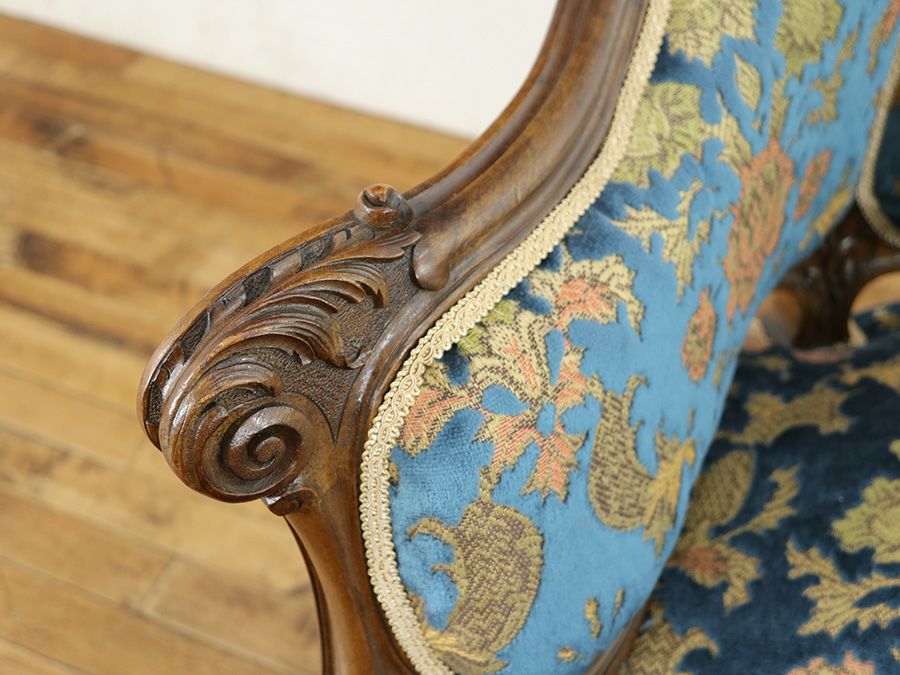 フランスアンティーク家具　ソファ ルイ15世様式