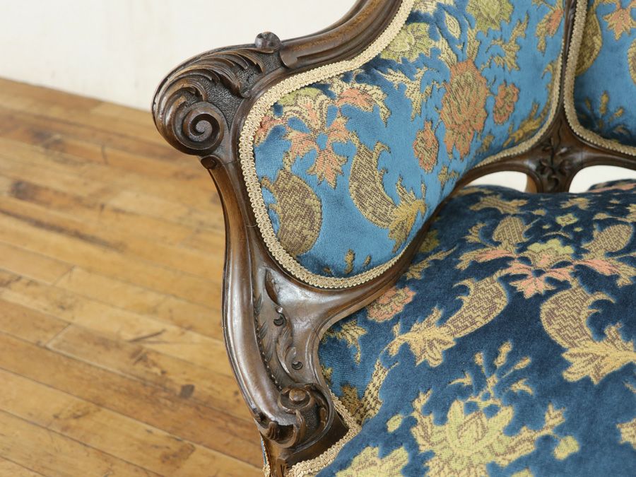 フランスアンティーク家具　ソファ ルイ15世様式