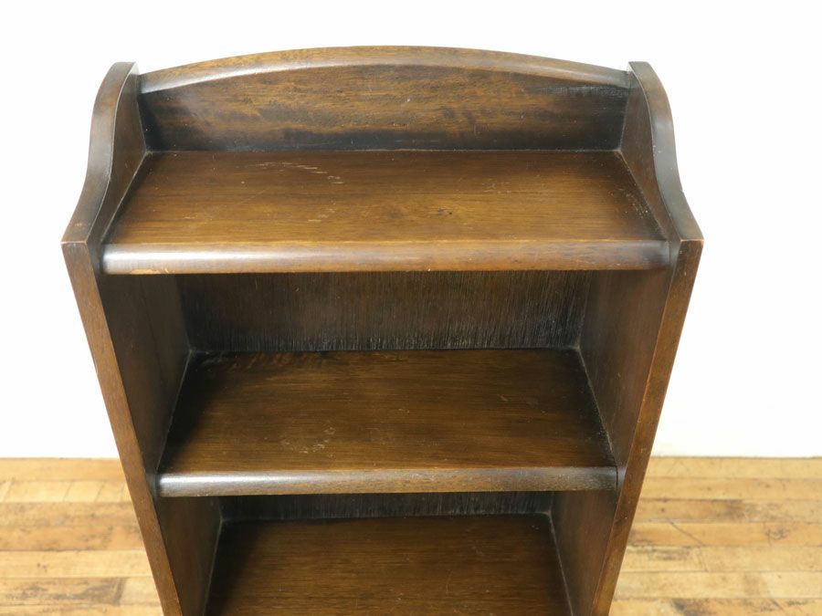 スリムサイズ 扉付き 本棚 ブックシェルフ 57405b | アンティーク