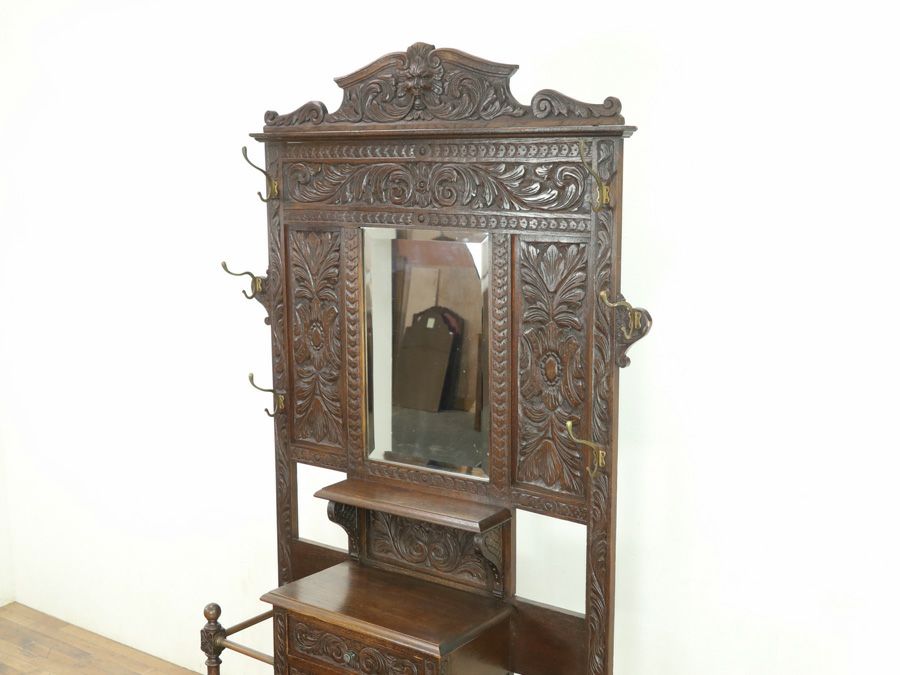 アンティーク家具　ホールスタンド 帽子掛け