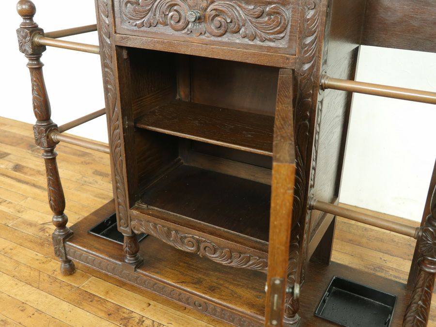 アンティーク家具　ホールスタンド 帽子掛け