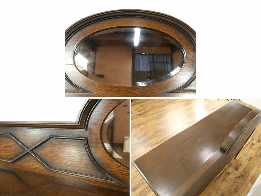 ミラーバックサイドボード　アンティークフレックス