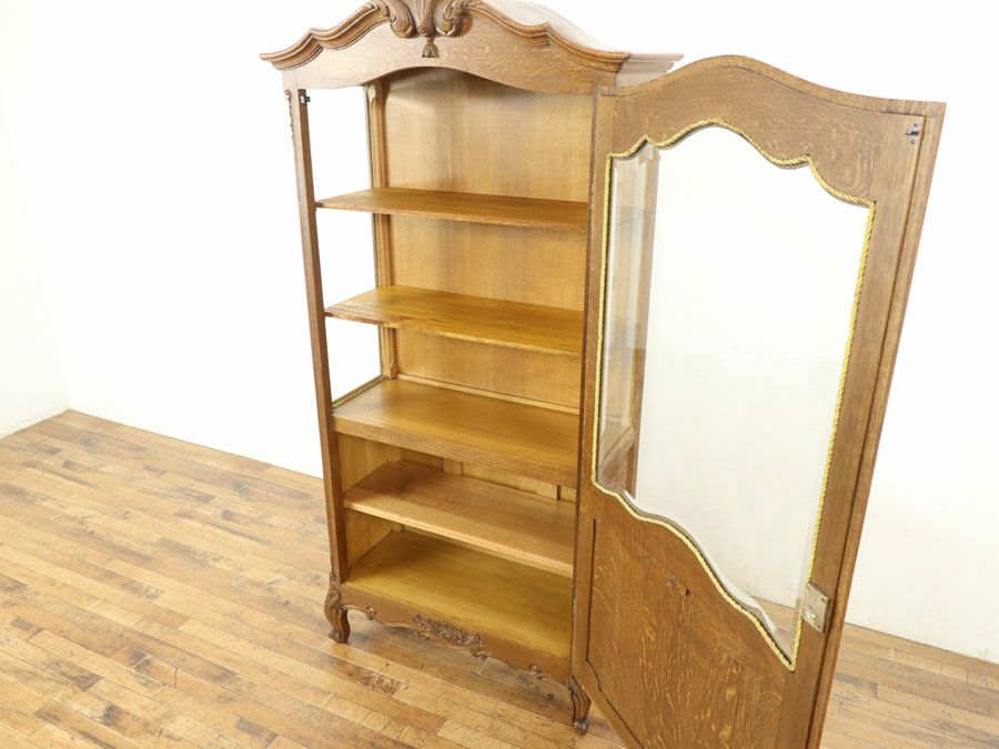猫脚キャビネット　アンティークフレックス