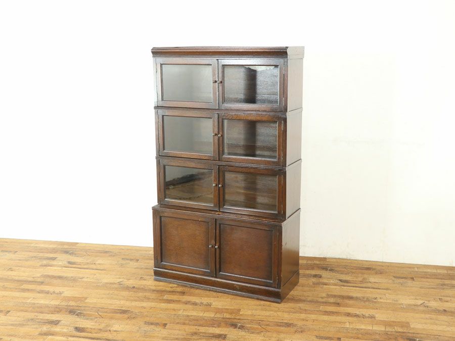 積み重ねタイプの本棚 4段 スタッキングブックケース 58116