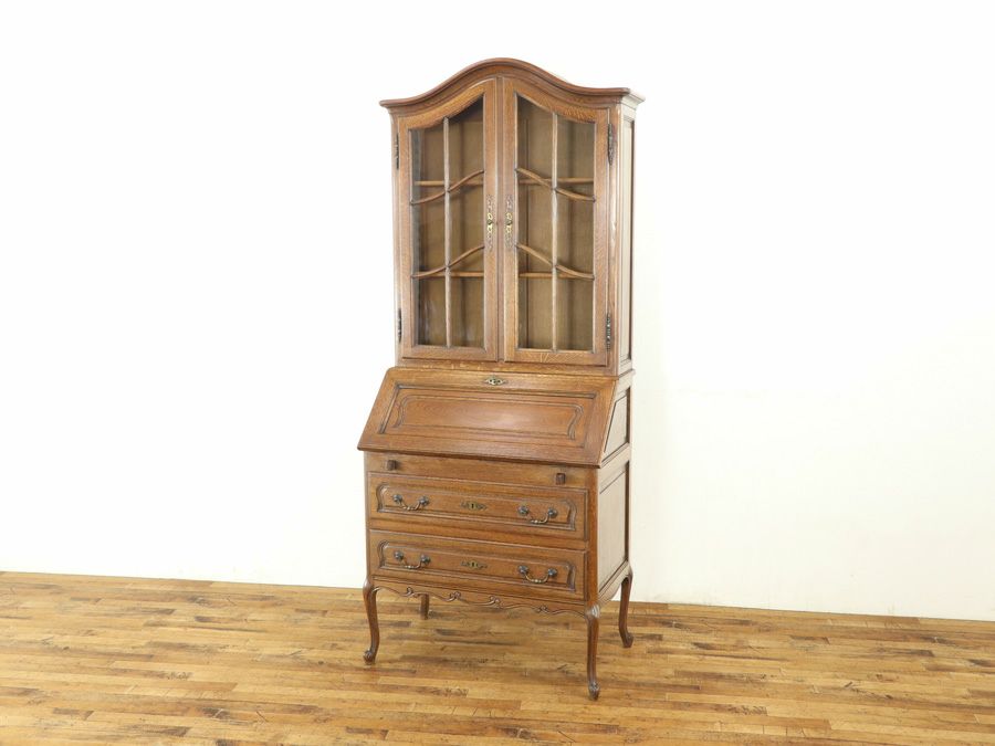 アンティーク家具 ブックビューロー 64670