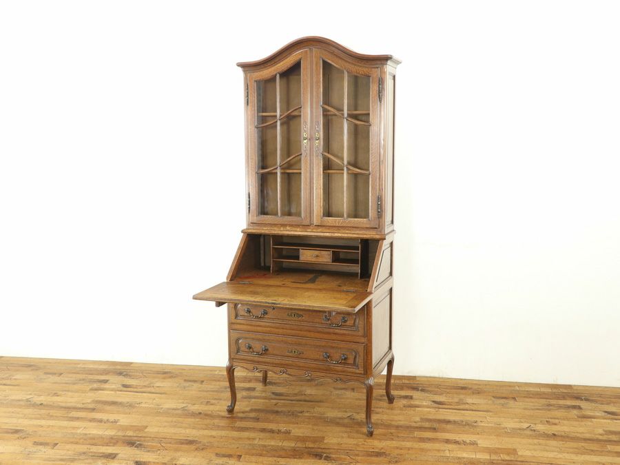 アンティーク家具 ブックビューロー 64670