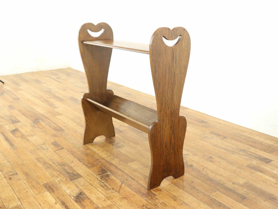 アンティーク家具 マガジンラック 64793
