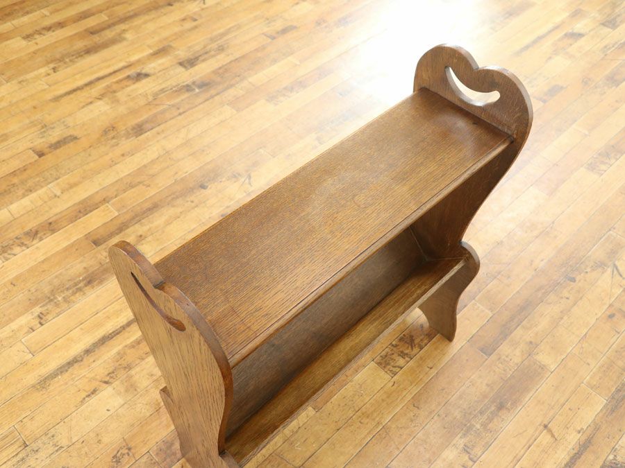アンティーク家具 マガジンラック 64793