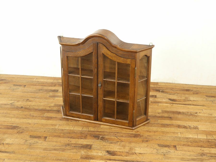 アンティーク家具 ウォールキャビネット 64727