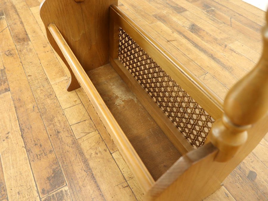 アンティーク家具 マガジンラック 64733b
