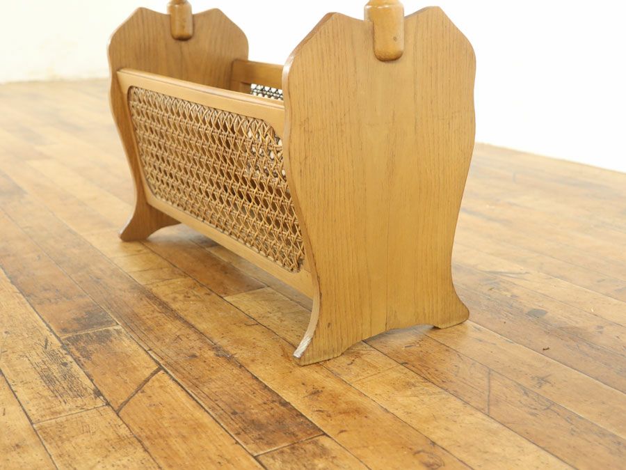 アンティーク家具 マガジンラック 64733b