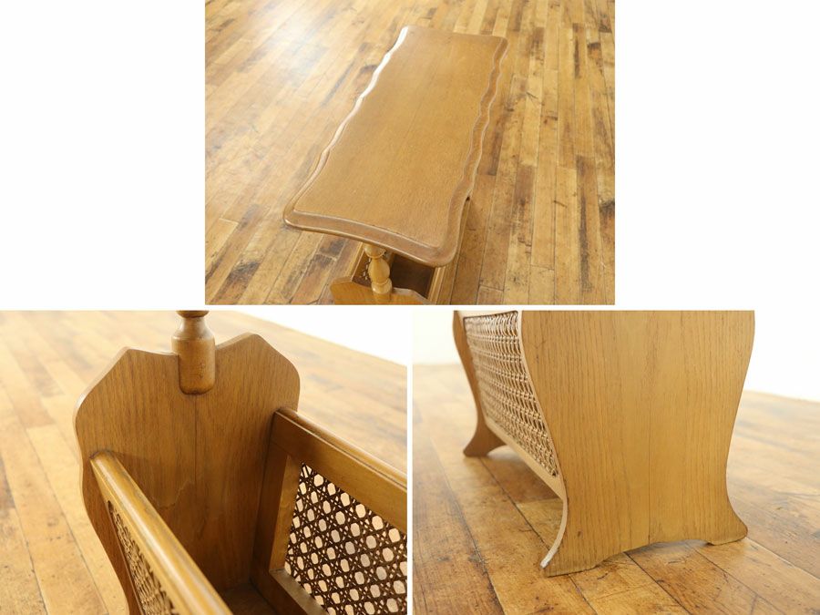 アンティーク家具 マガジンラック 64733b