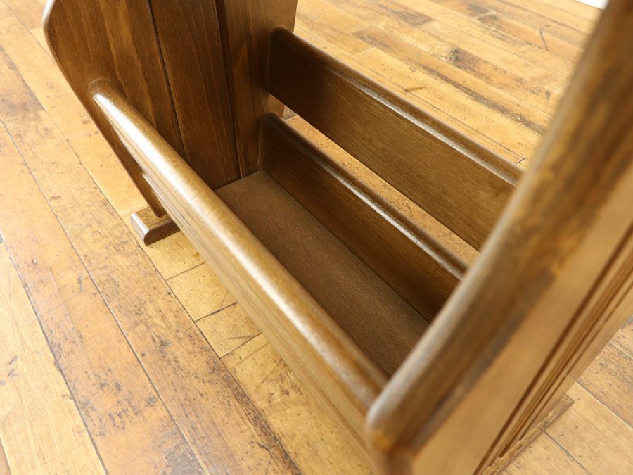 アンティーク家具 マガジンラック 64736j