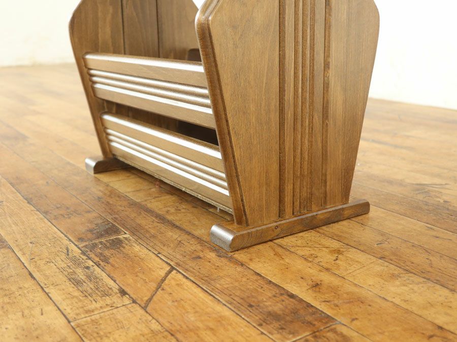 アンティーク家具 マガジンラック 64736j
