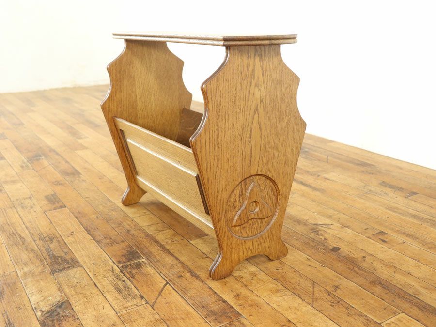 アンティーク家具 マガジンラック 64736c