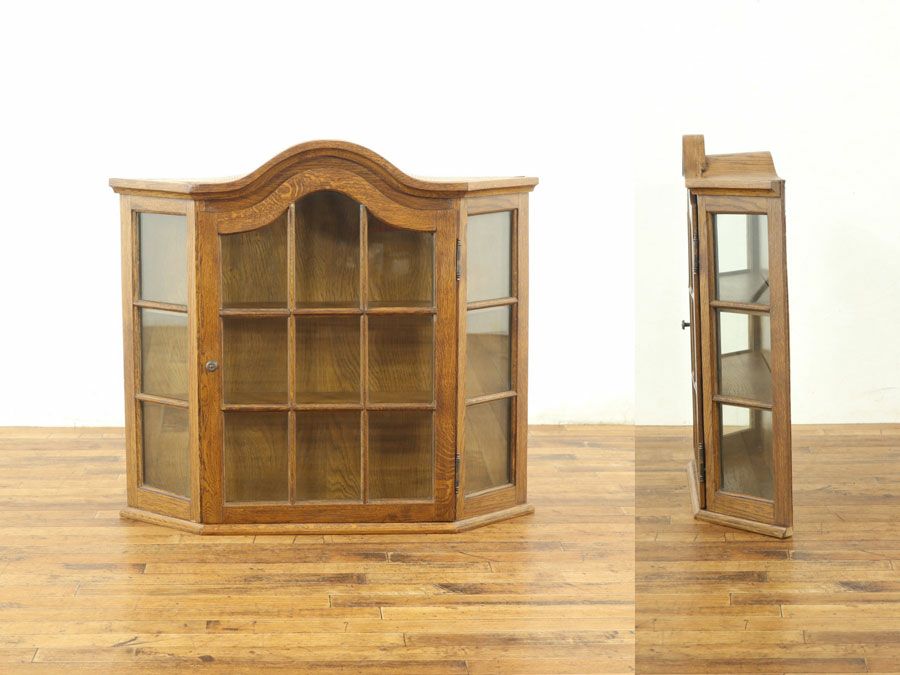 アンティーク家具 ウォールキャビネット 64734