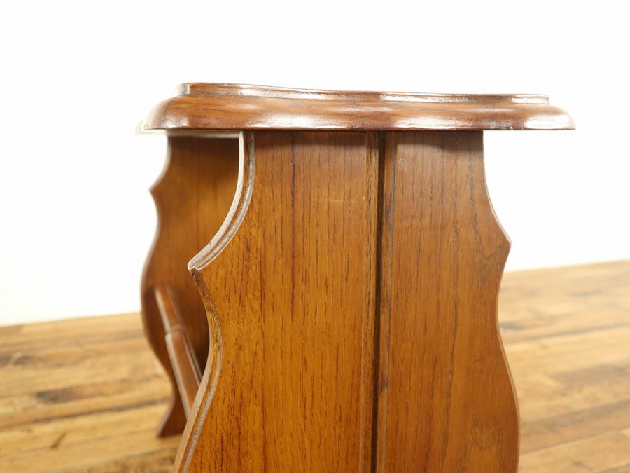 アンティーク家具 マガジンラック 64736g