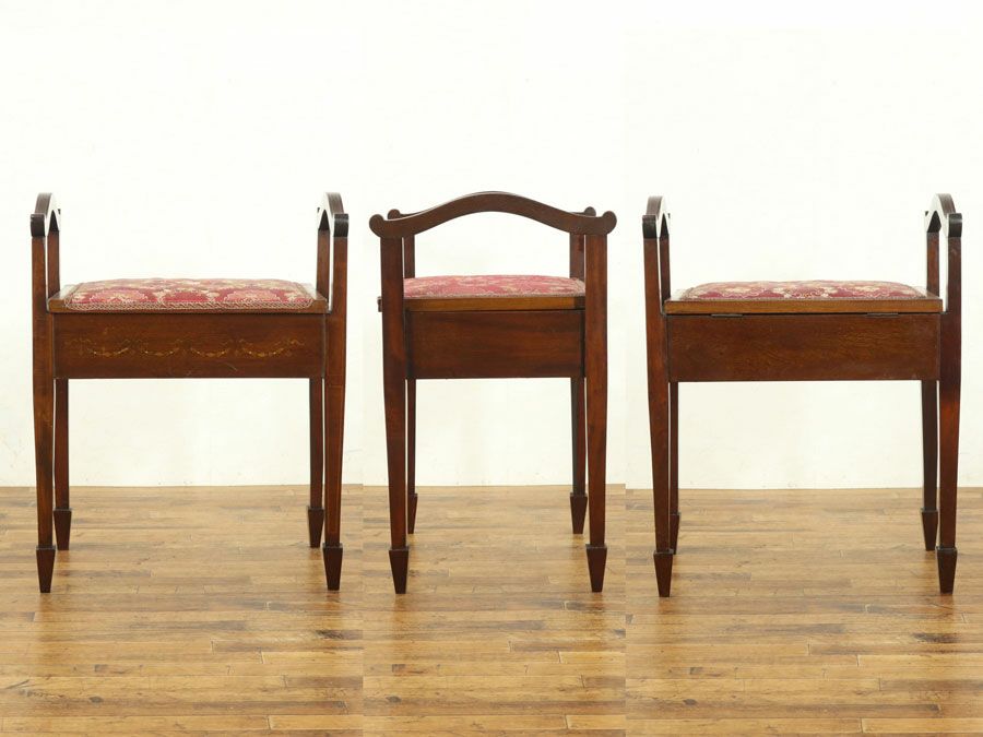アンティーク家具 ピアノスツール 58496c