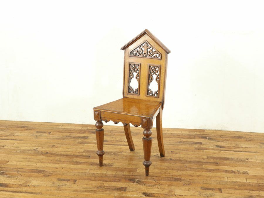 アンティーク家具 ホールチェア 58402