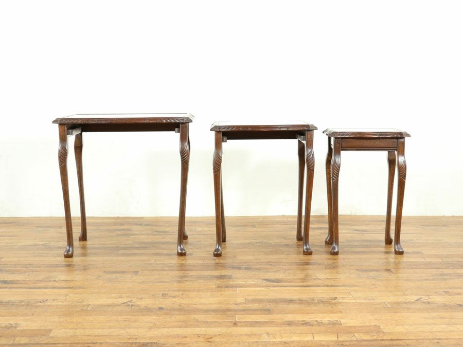 アンティーク家具 ネストテーブル 58398