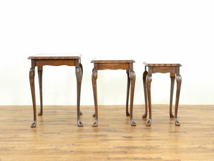 アンティーク家具 ネストテーブル 58422