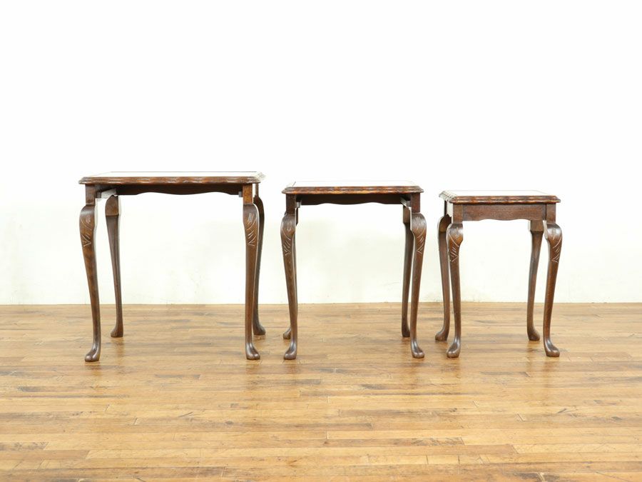 アンティーク家具 ネストテーブル 58422