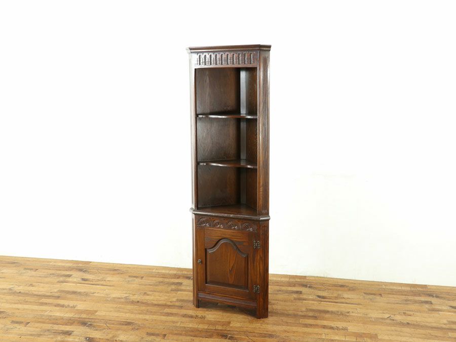 アンティーク家具 コーナーキャビネット