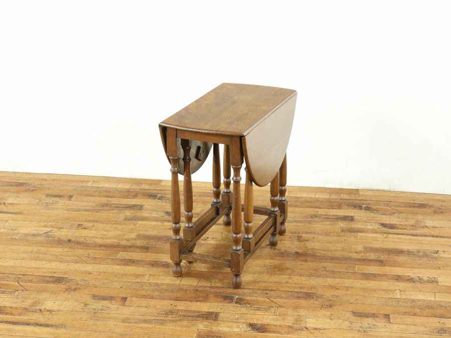 アンティーク家具 ゲートレッグテーブル　58549