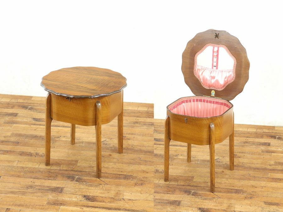 アンティーク家具 ソーイングボックス