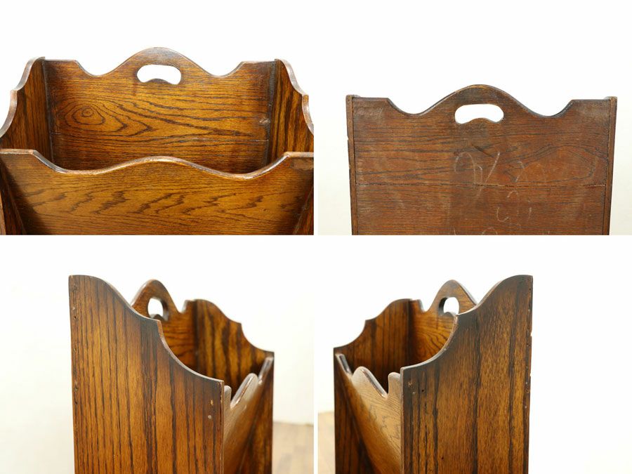 アンティーク家具 マガジンラック 58764