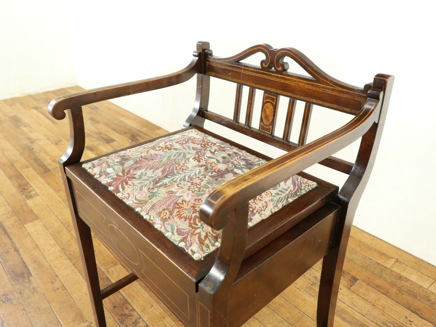 アンティーク家具 ピアノスツール 58756