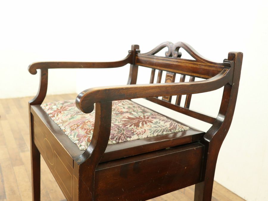 アンティーク家具 ピアノスツール 58756